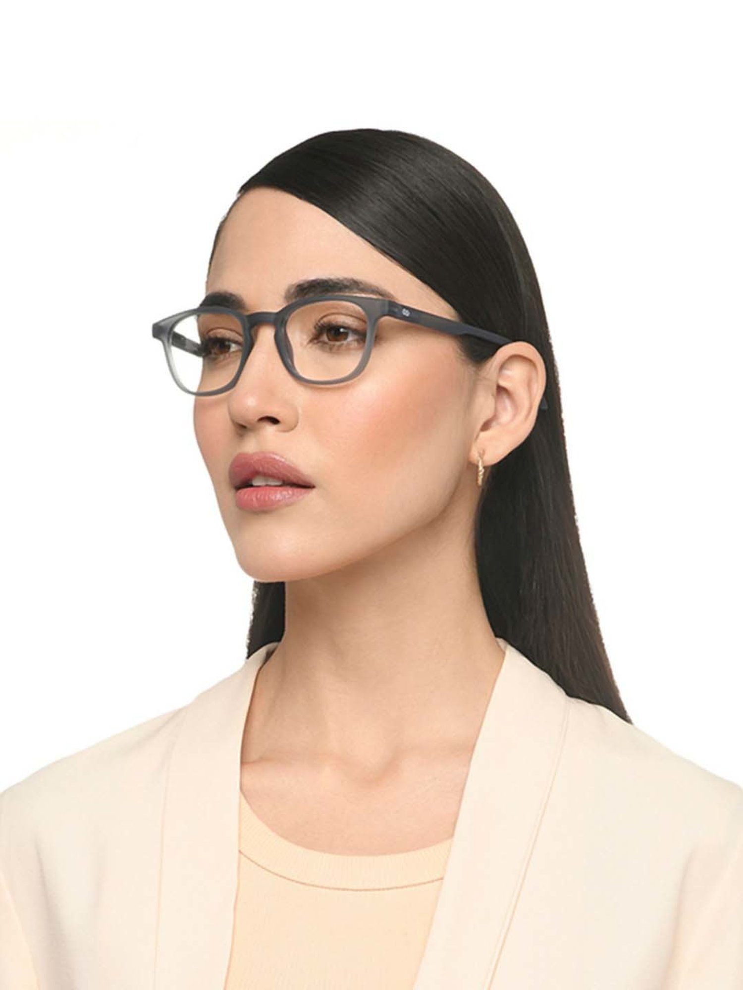 Lenskart Blu LB E14453 Green Full Rim Round Zero Power Computer Glasses