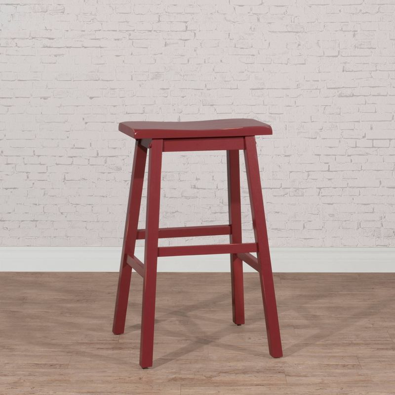 30" Morena Backless Barstool Red - Hillsdale Furniture