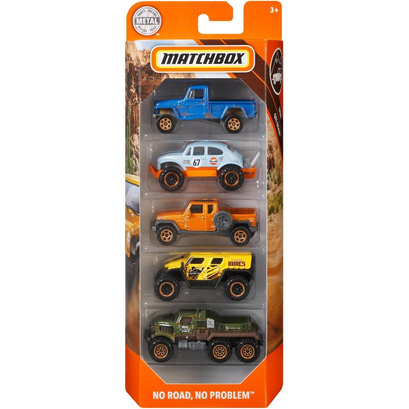 Matchbox 5 Car Pack - Styles may vary