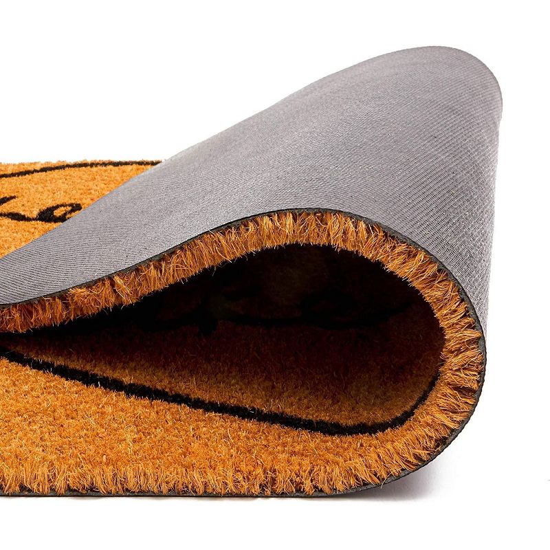 1'6"x2'6" Small Hello Door Mat Black - Threshold™