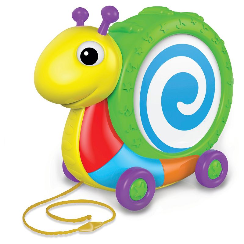 The Learning Journey Pull Along Snail Drum