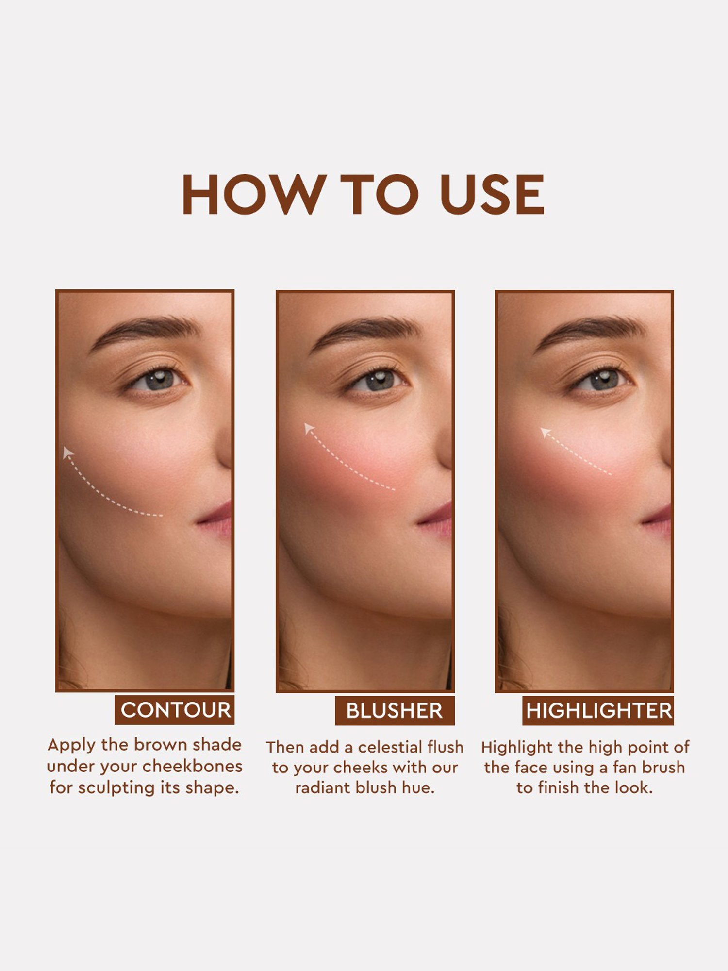 C2P PROFESSIONAL MAKEUP Celestial Insta Sculpt Face Palette - 12 gm