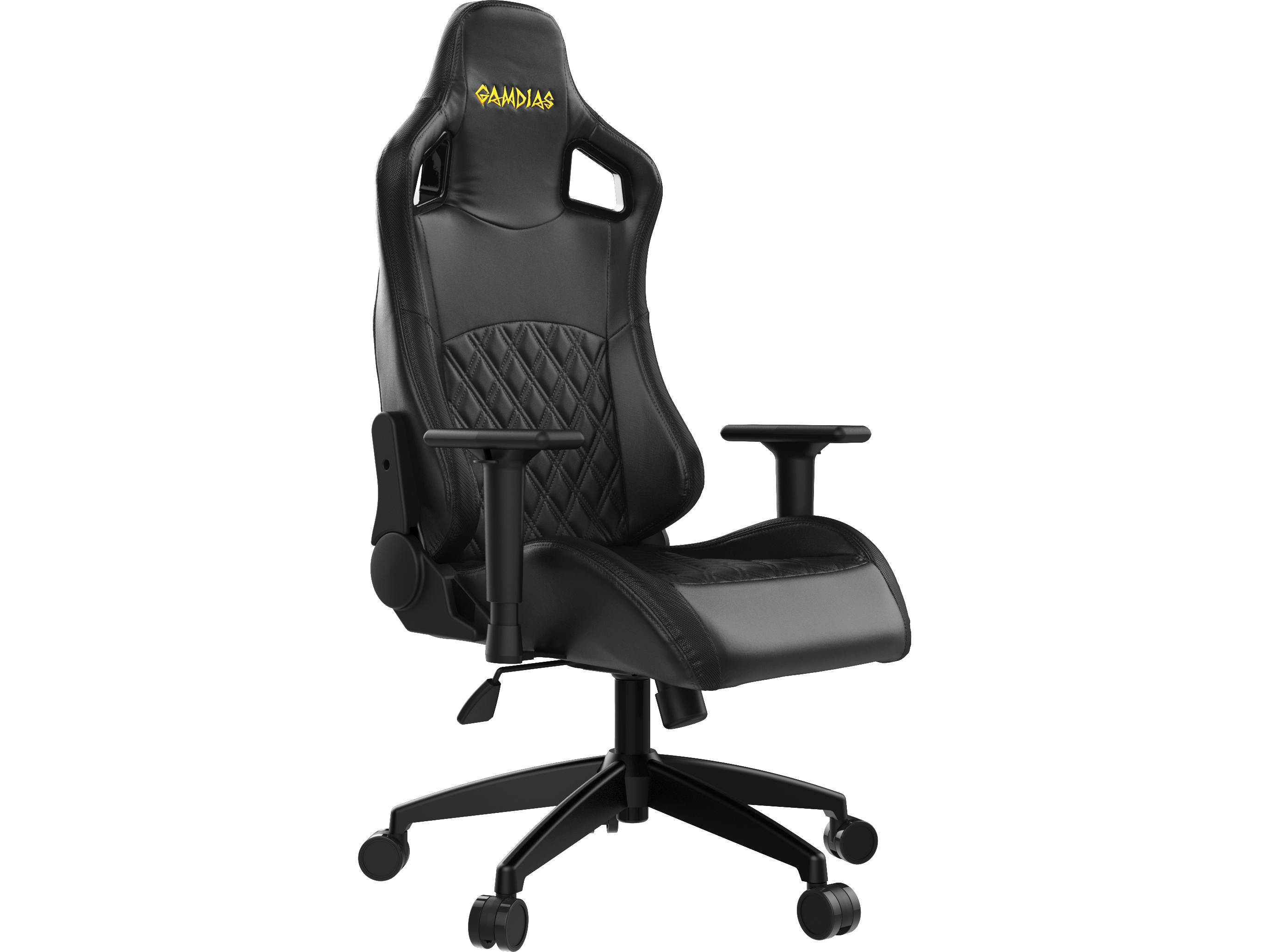 Gamdias APHRODITE EF1 Gaming Chair, PC Computer Racing Seat, High-Back, Height Adjustable, and Adjustable Arm Rest (BLACK)