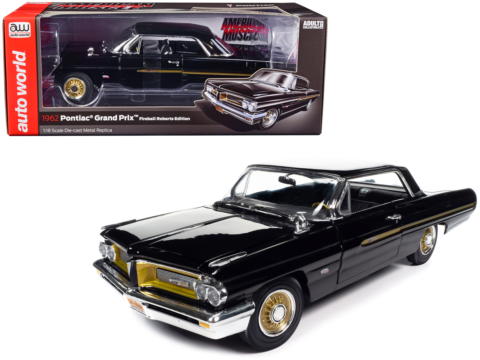 1967 Pontiac Bonneville Champagne Gold Metallic with White Top Limited Edition to 200 pieces Worldwide 1/43 Model Car by Goldvarg Collection