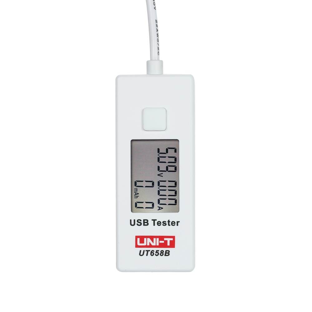 UNI-T UT658B USB LCD Digital Voltage Current Meter U Disk Voltmeter Ameter Charging Capacity Tester DC3~9V 0~3.5A