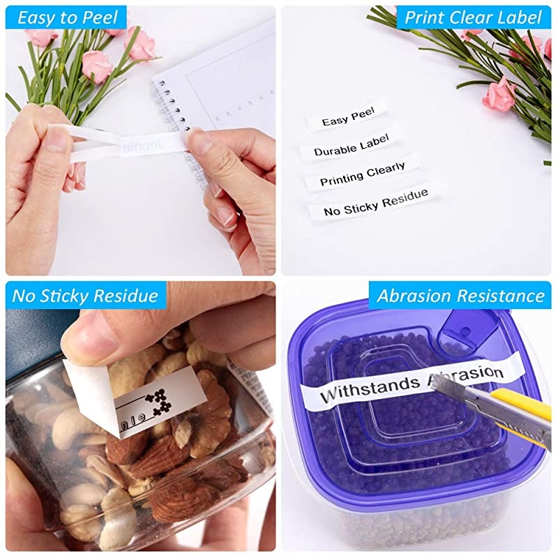 Compatible Labeling Tape Replacement for Dymo D1 Label Tape 45013 S0720530Black on White Ink Refill12 Inch x 23 Ft for Dymo LabelManager PnP 160 260P 360D 280 420P 450 Duo10P