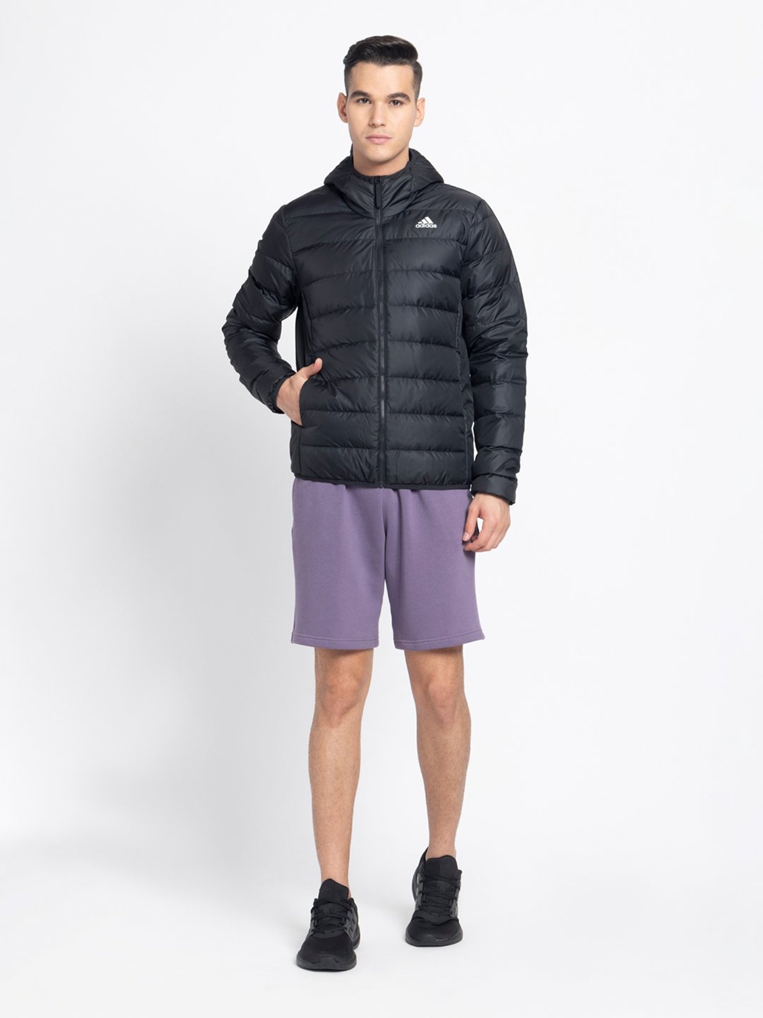 Slowave Teal Regular Fit Sports Hooded Jacket