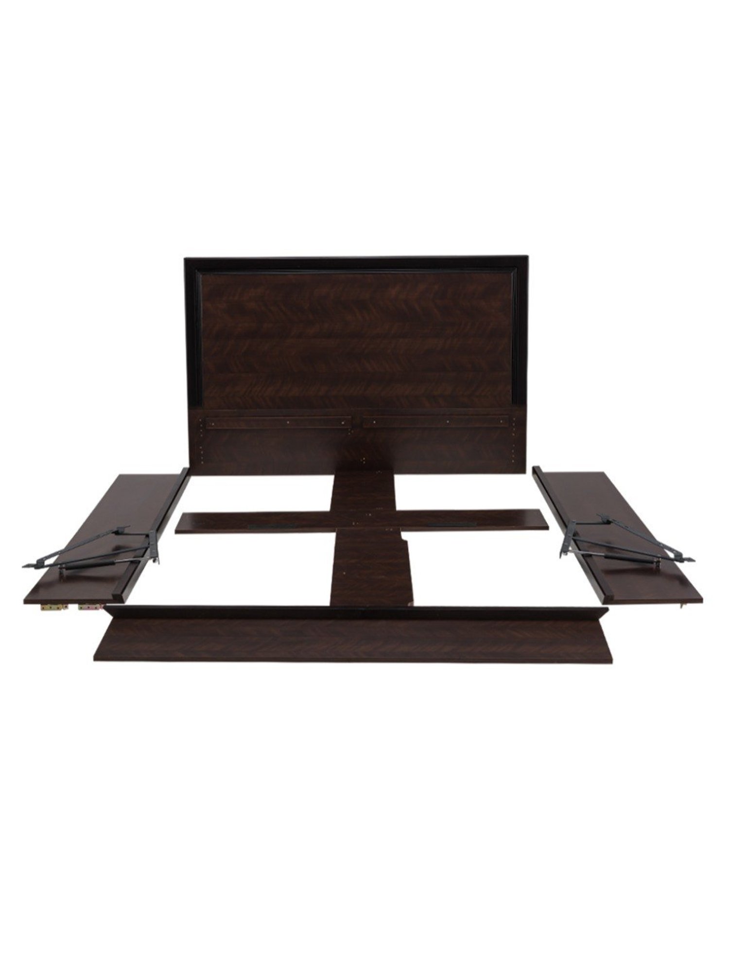 Durian Nina Cherry Red Engineered Wood Queen Size Bed