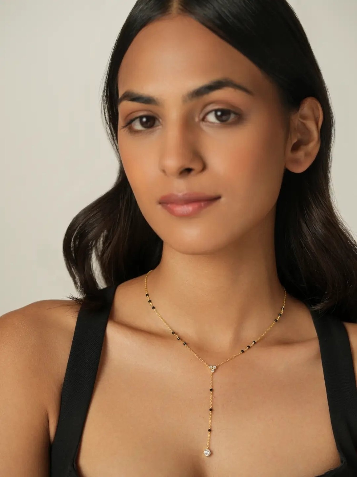 March by FableStreet 92.5 Sterling Silver Floral Mangalsutra for Women