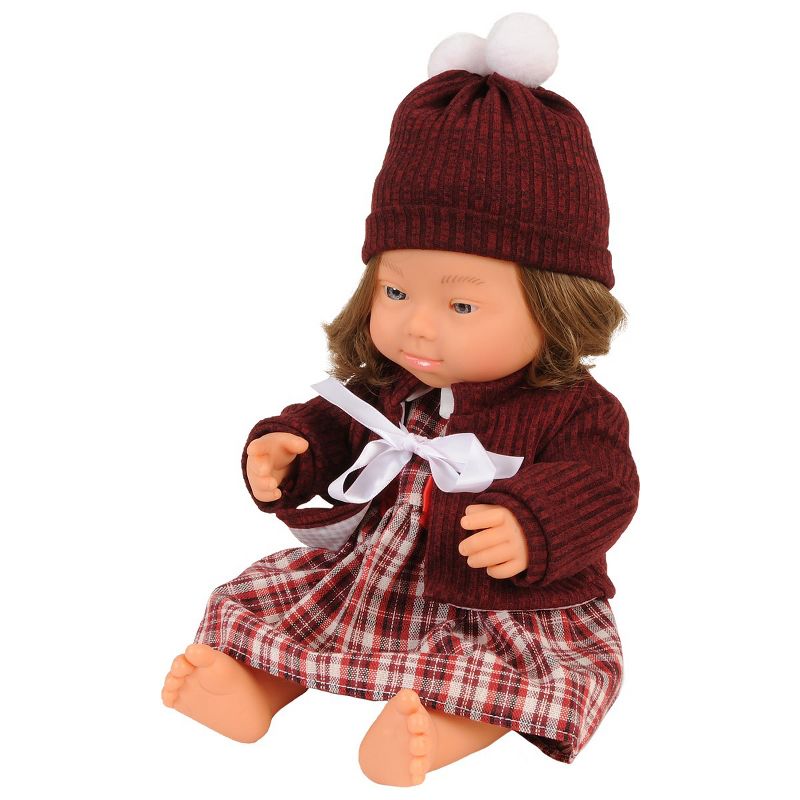 Miniland Girl Doll with Down Syndrome - 15" Doll with Outfit