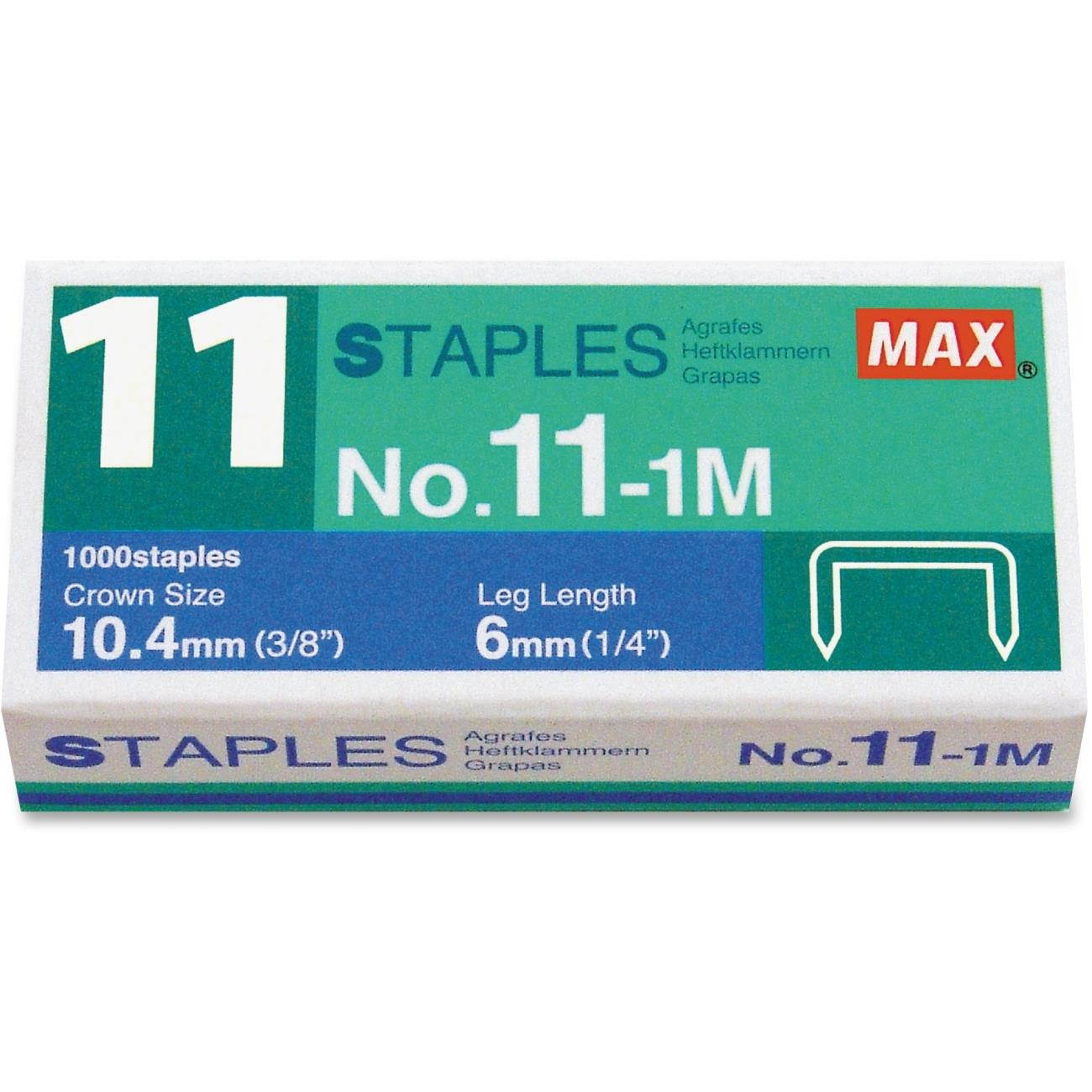 Max USA No. 11-1M Staples