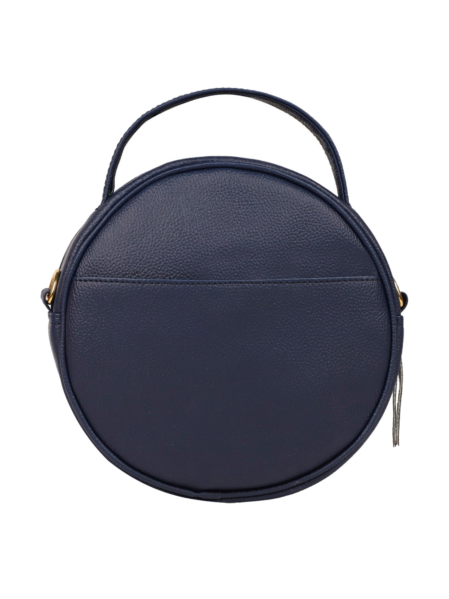 Bagsy Malone Navy Blue Printed Medium Handbag