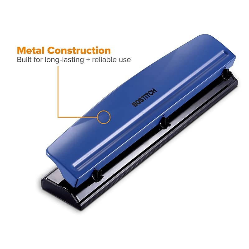 3 Hole Punch 12 Sheets Navy Blue KTHP12BLUE