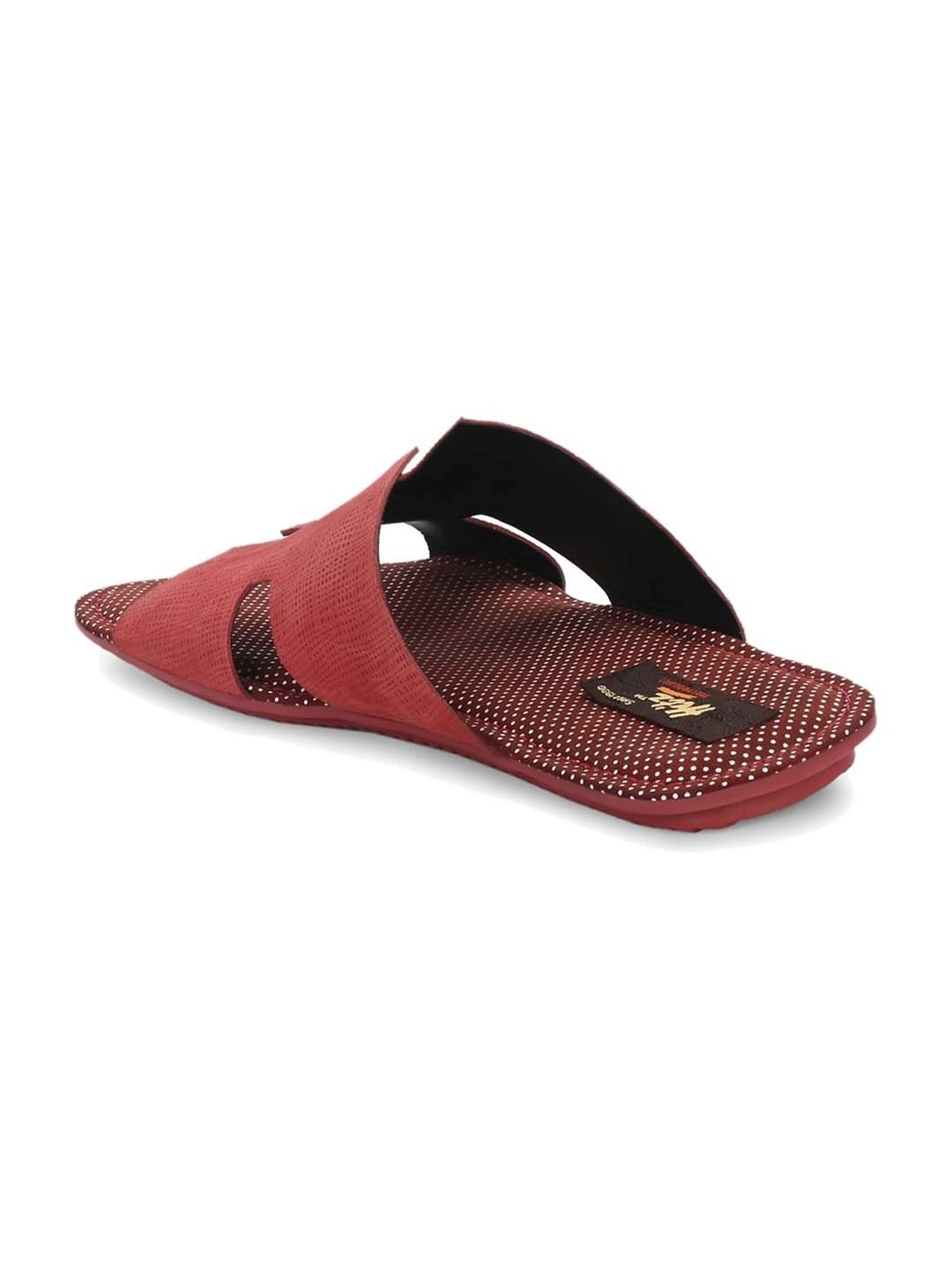 Hitz Men's Red Casual Sandals