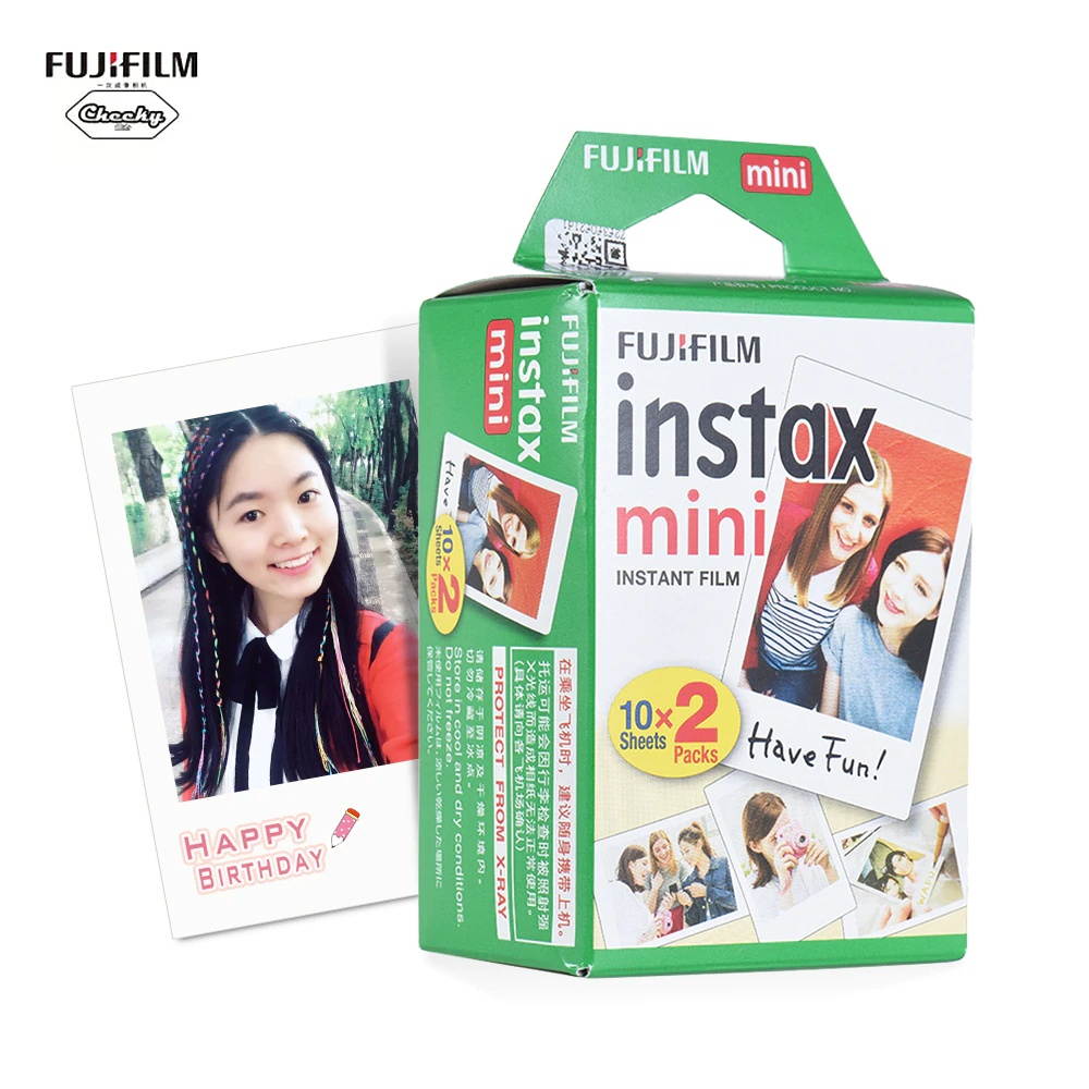 Original 100 Sheets Fujifilm Instax Mini Film Photo Paper Snapshot Album Instant Print for Fujifilm Instax Mini 7s/8/25/90/9