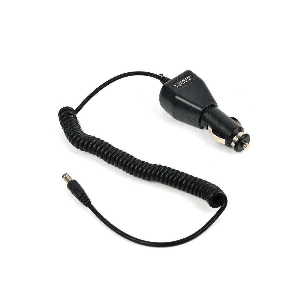 HYS Two Way Radio Base Desk Charger  Car Charge Cable DC 12-24V for Baofeng UV5R UV5RA UV5RB UV5RE