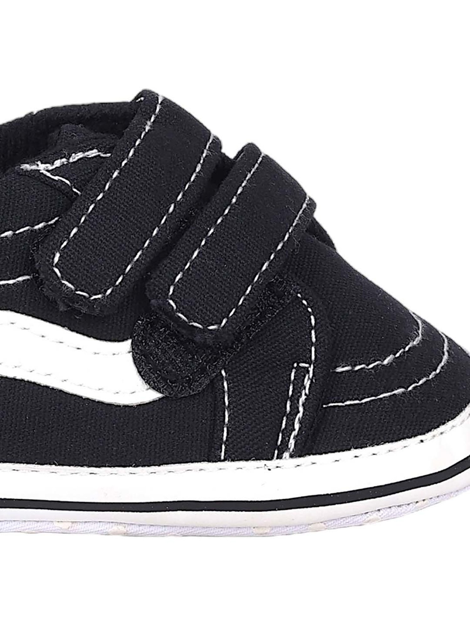 Baby Moo Kids Brown & White Velcro Shoes