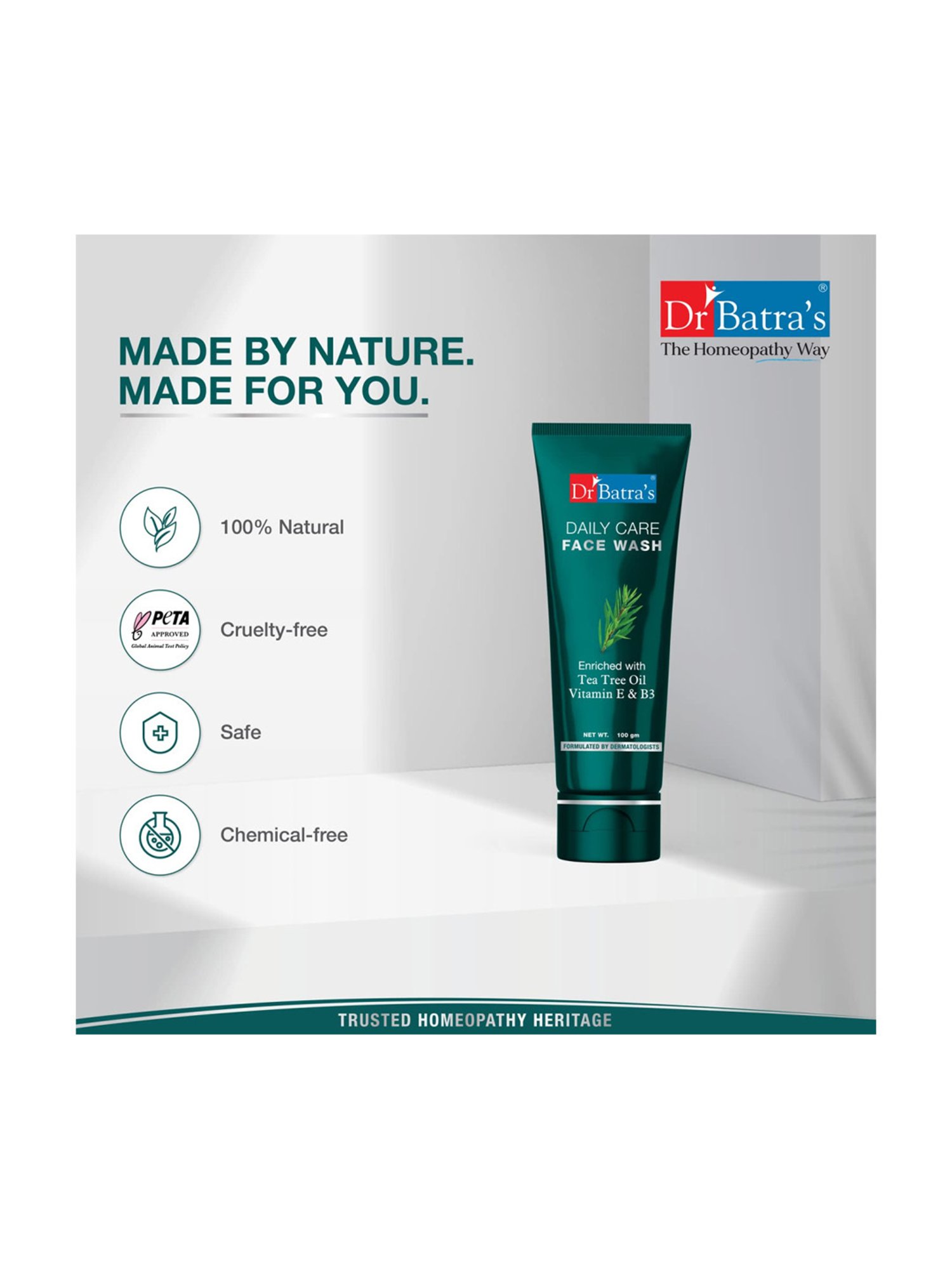 Dr. Batra's Face Wash Daily Care (Pack of 4)