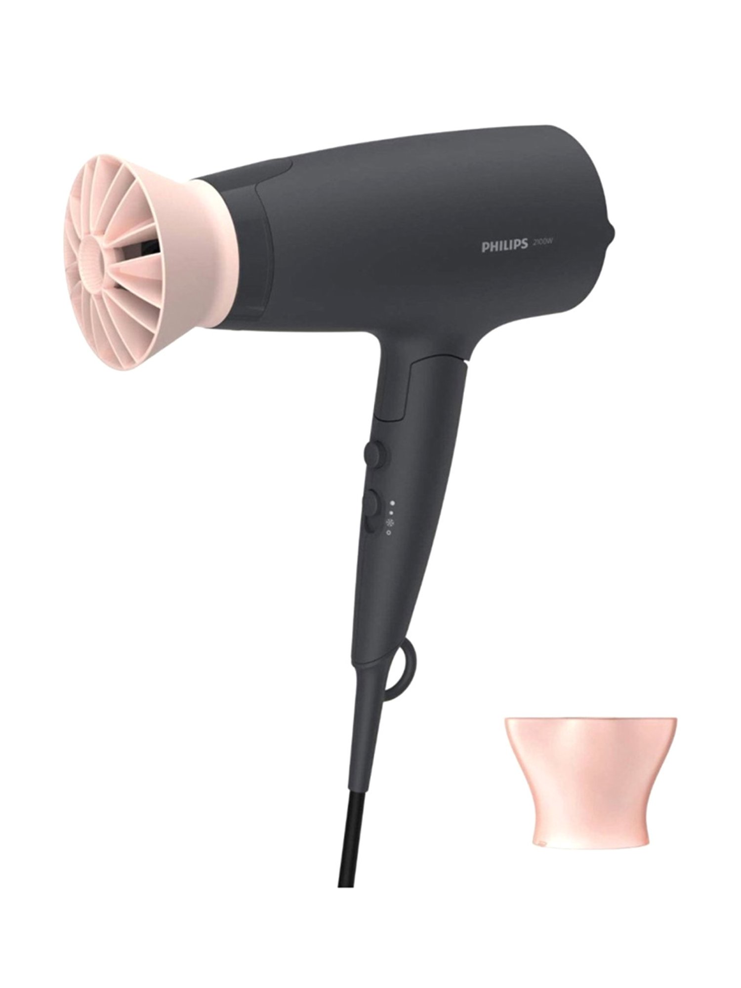 Staunch SHD2011 1600W Compact and Foldable Hair Dryer (White and Pink)