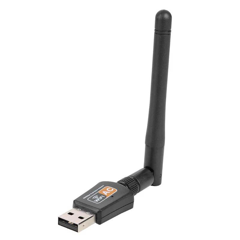 1 pcs Dual Band USB Wifi Ethernet Adapter 600Mbps 2.4/5Ghz MT7601 Wireless Network Card Dongle Receiver IEEE 802.11b/g/n Free Driver