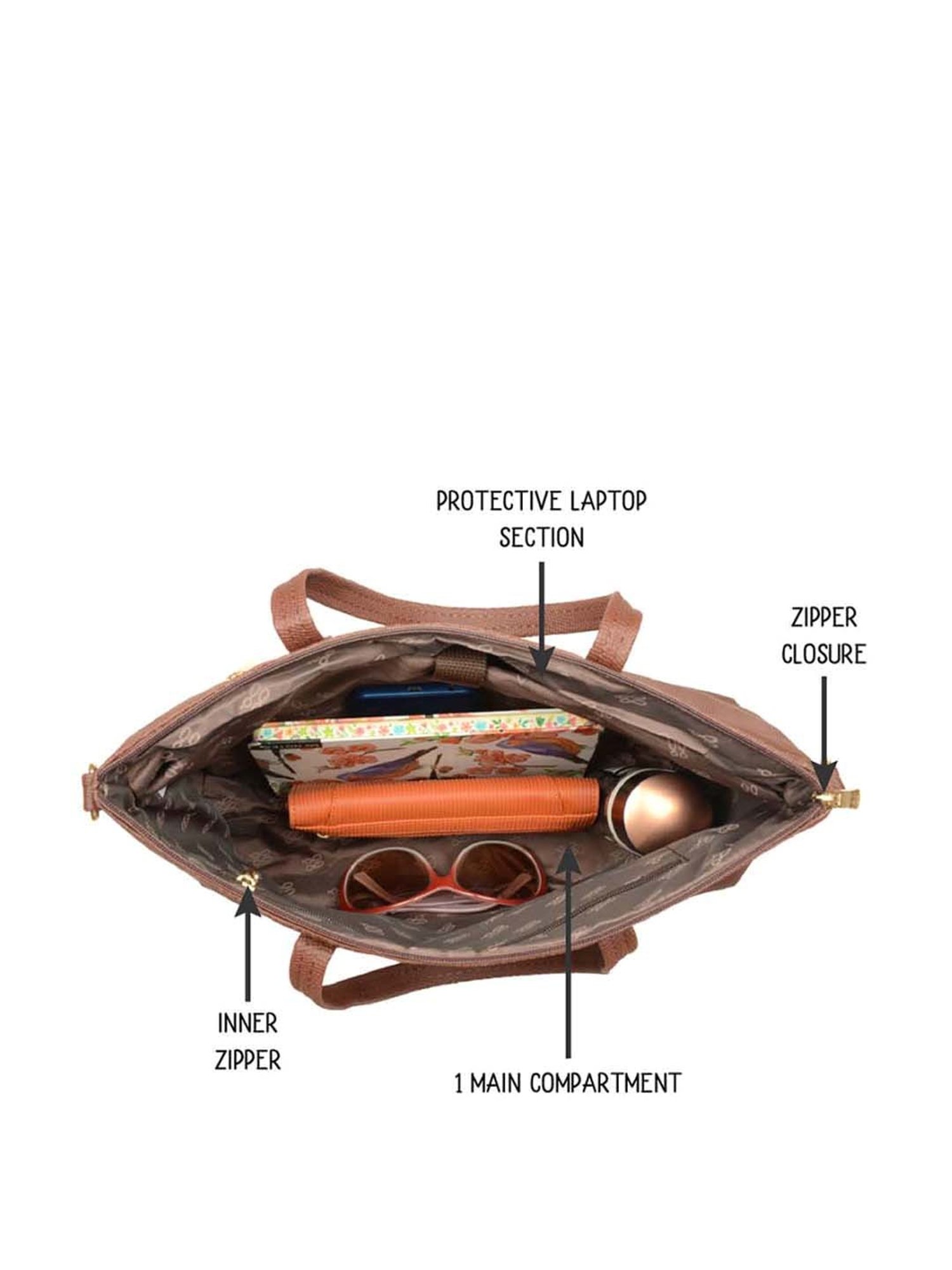 Baggit Brown Medium Messenger Bag