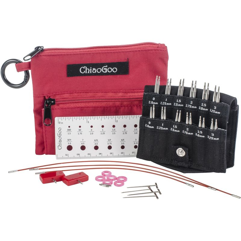 ChiaoGoo TWIST Shorties Set 2" & 3"-US 0-3 (2-3.25mm)
