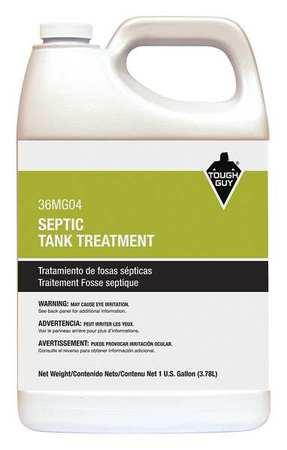 TOUGH GUY 36MG04 Septic Tank Treatment,1 gal.,Bottle