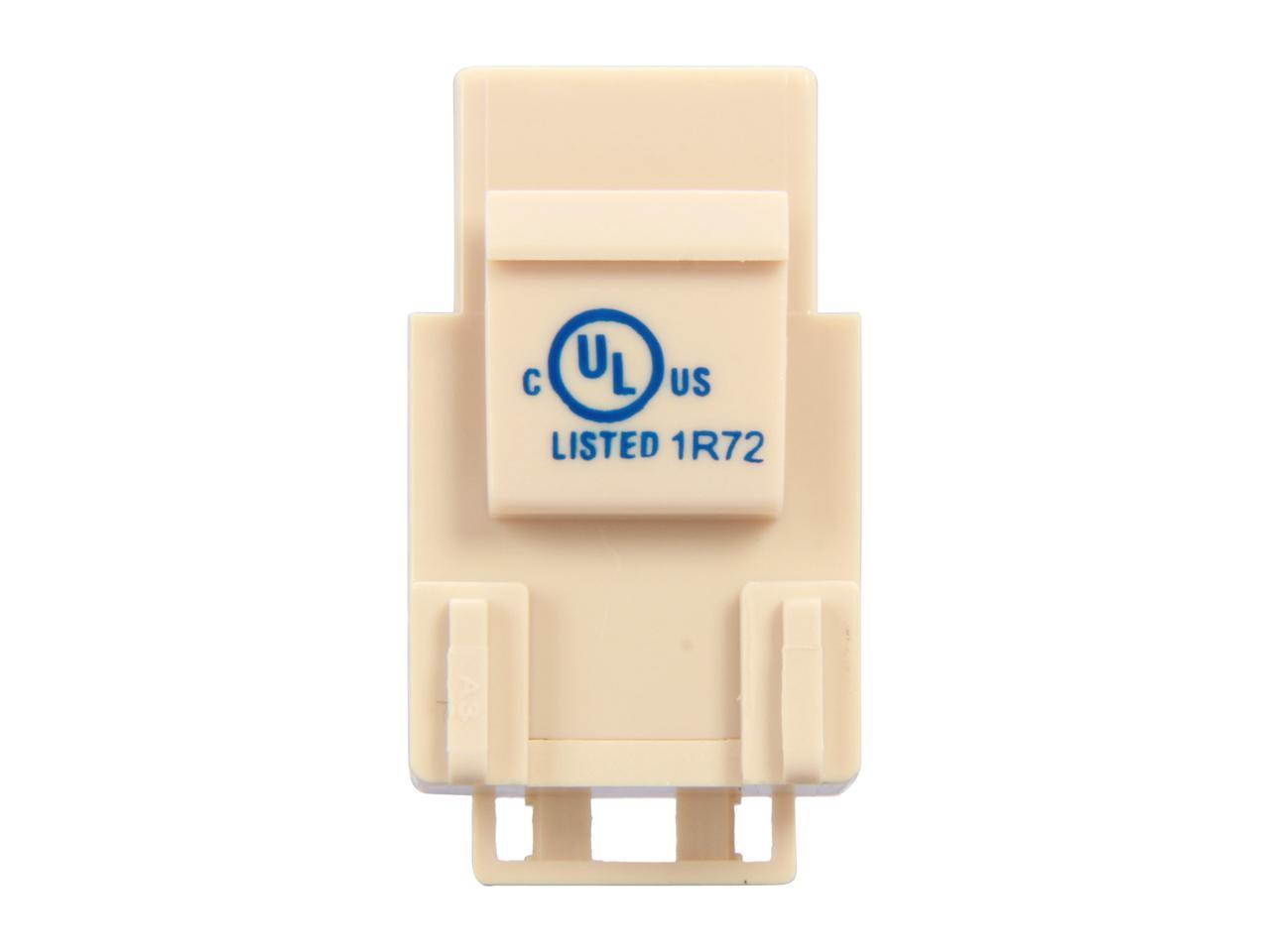 SA RJ45PD-I Cat. 6 Punch Down Keystone Jack - Ivory