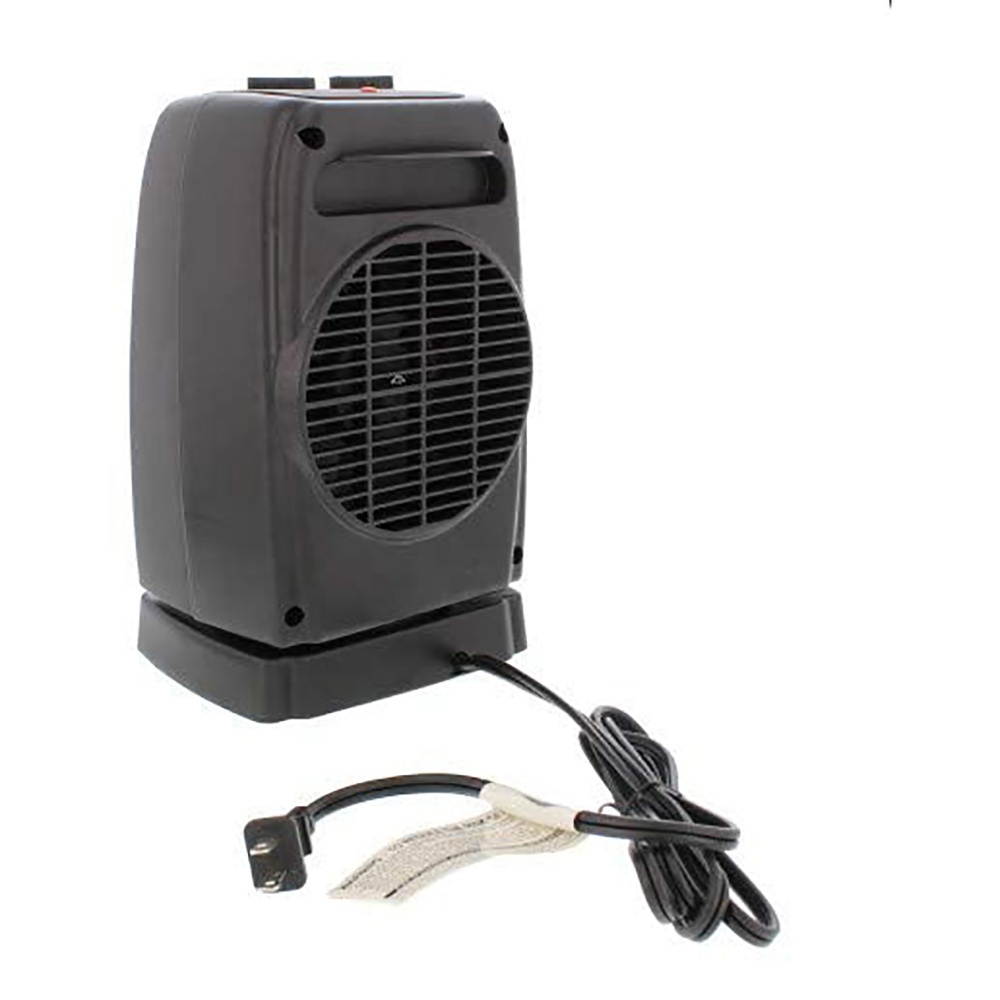 Comfort Zone CZ448 Oscillating Portable Ceramic Space Heater with 2 Heat Settings and Fan-Only Function