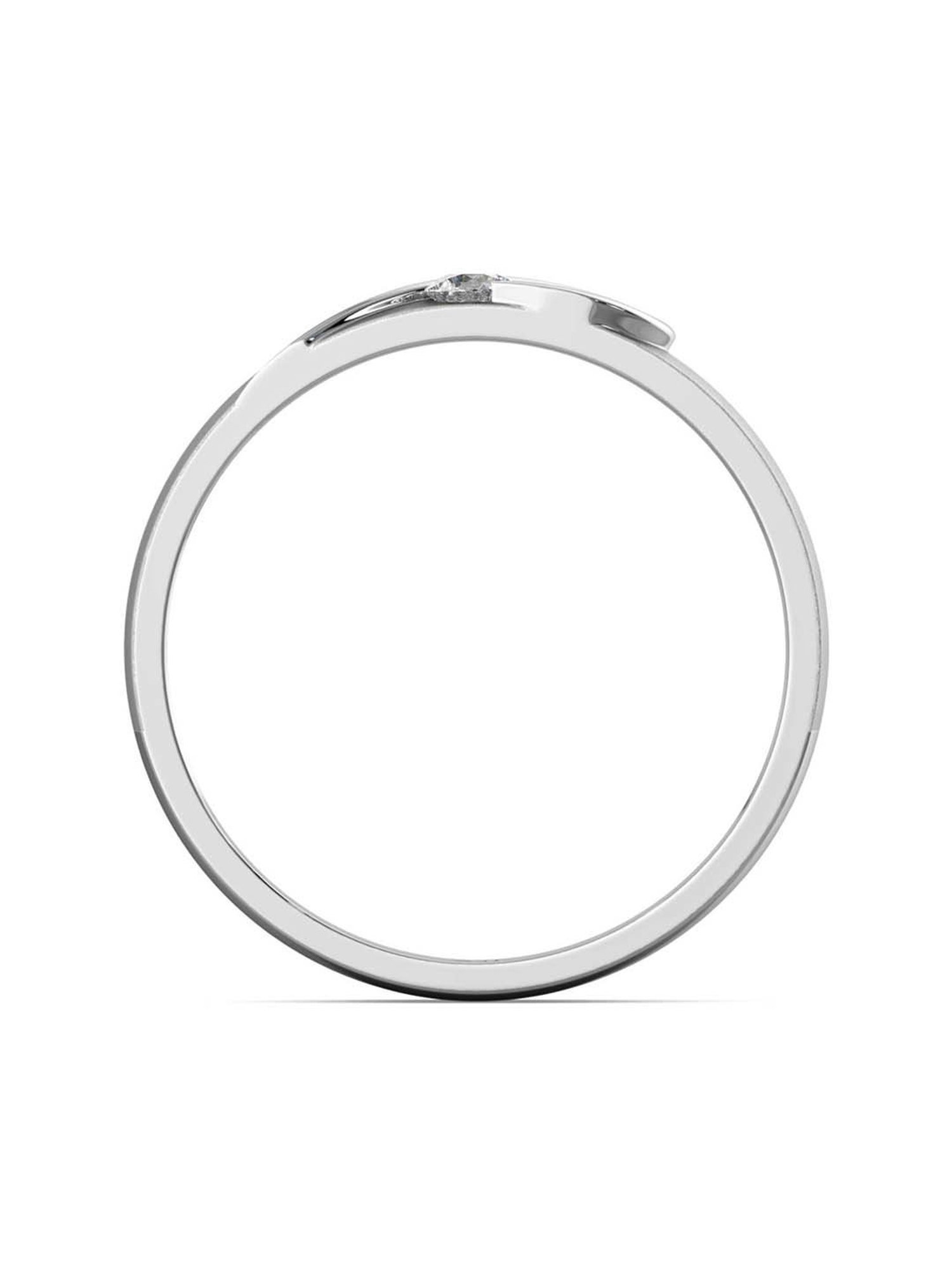 Joyalukkas Polished Extravagant Men's Platinum Ring