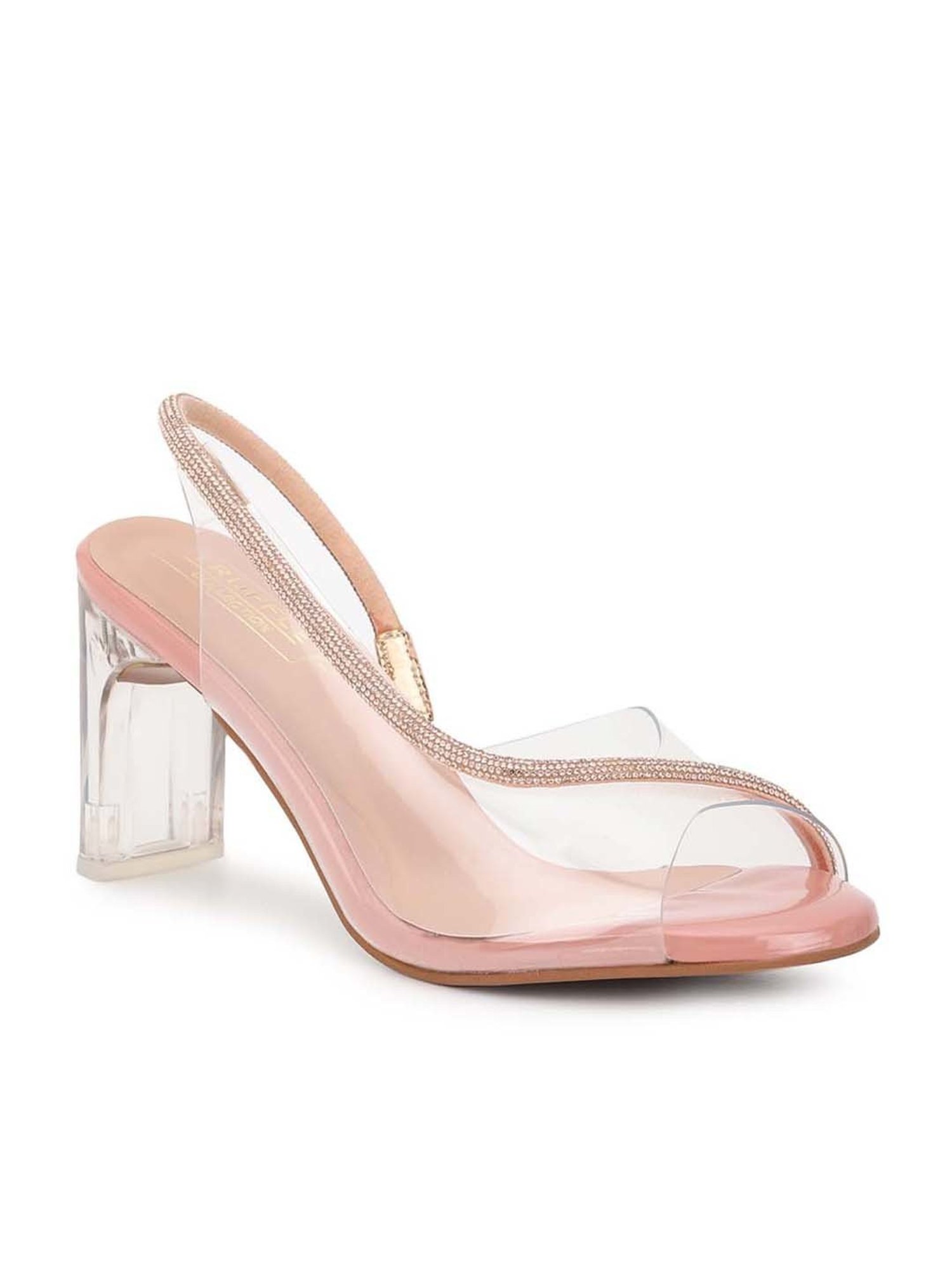 Truffle Collection Women's Nude Sling Back Sandals