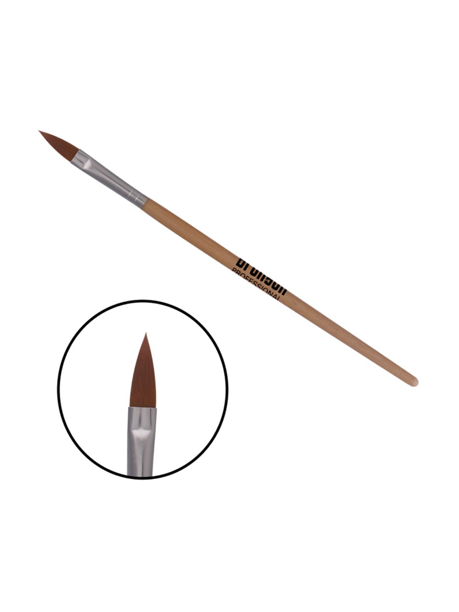 Bronson Professional Nail Art Acrylic Brush Set - Pack of 3