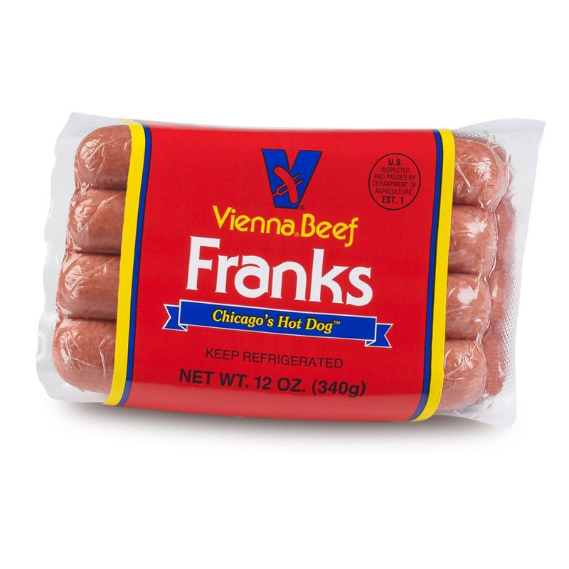 Vienna Beef Franks Chicago's Hot Dog - 12oz/8ct