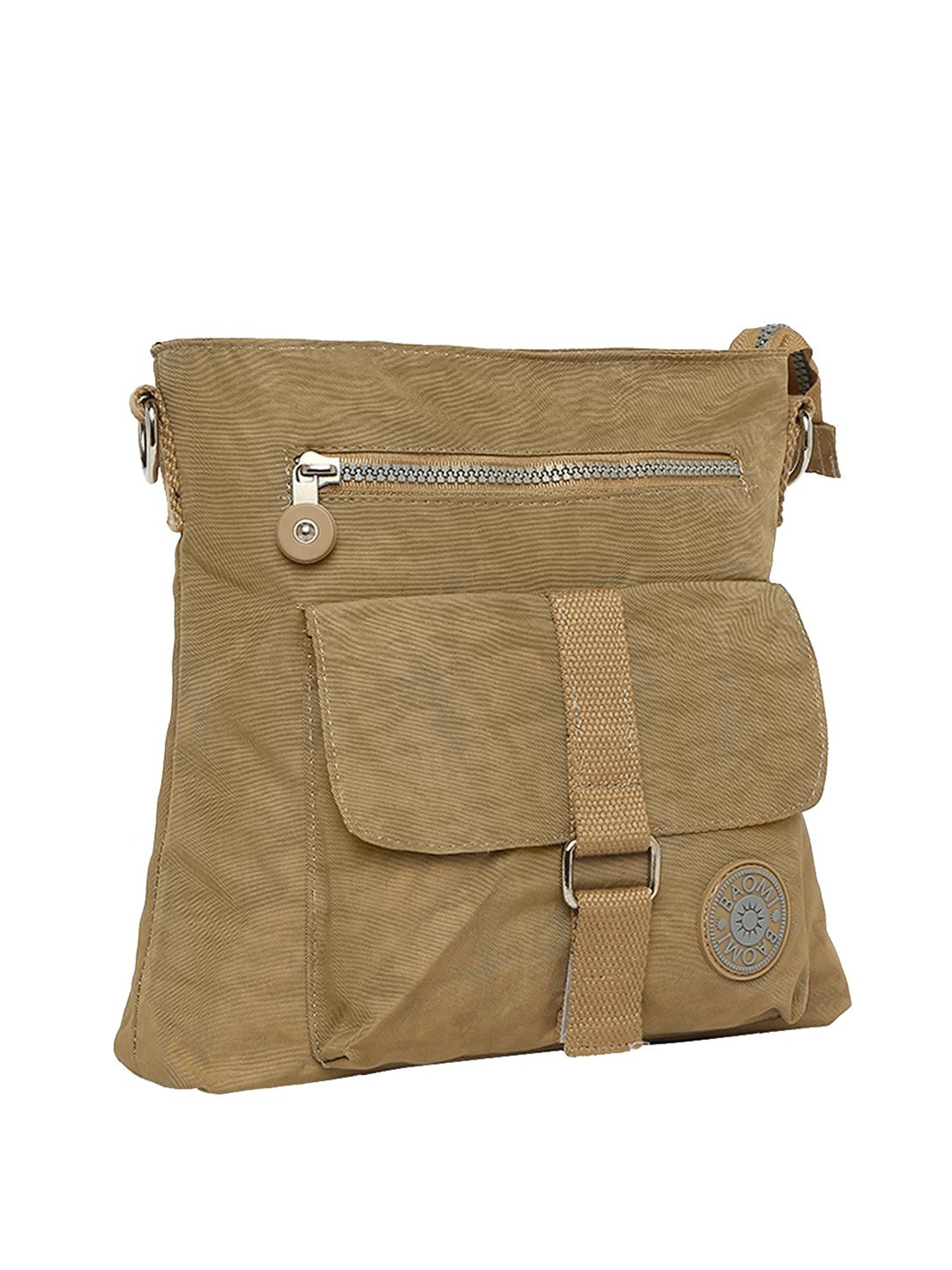 HiLEDER Brown Solid Medium Cross Body Bag