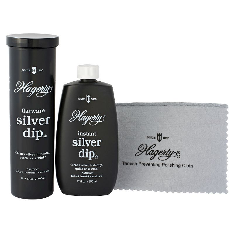 Hagerty Silver Foam 3 piece Set with 8 Oz foam, sponge and cloth