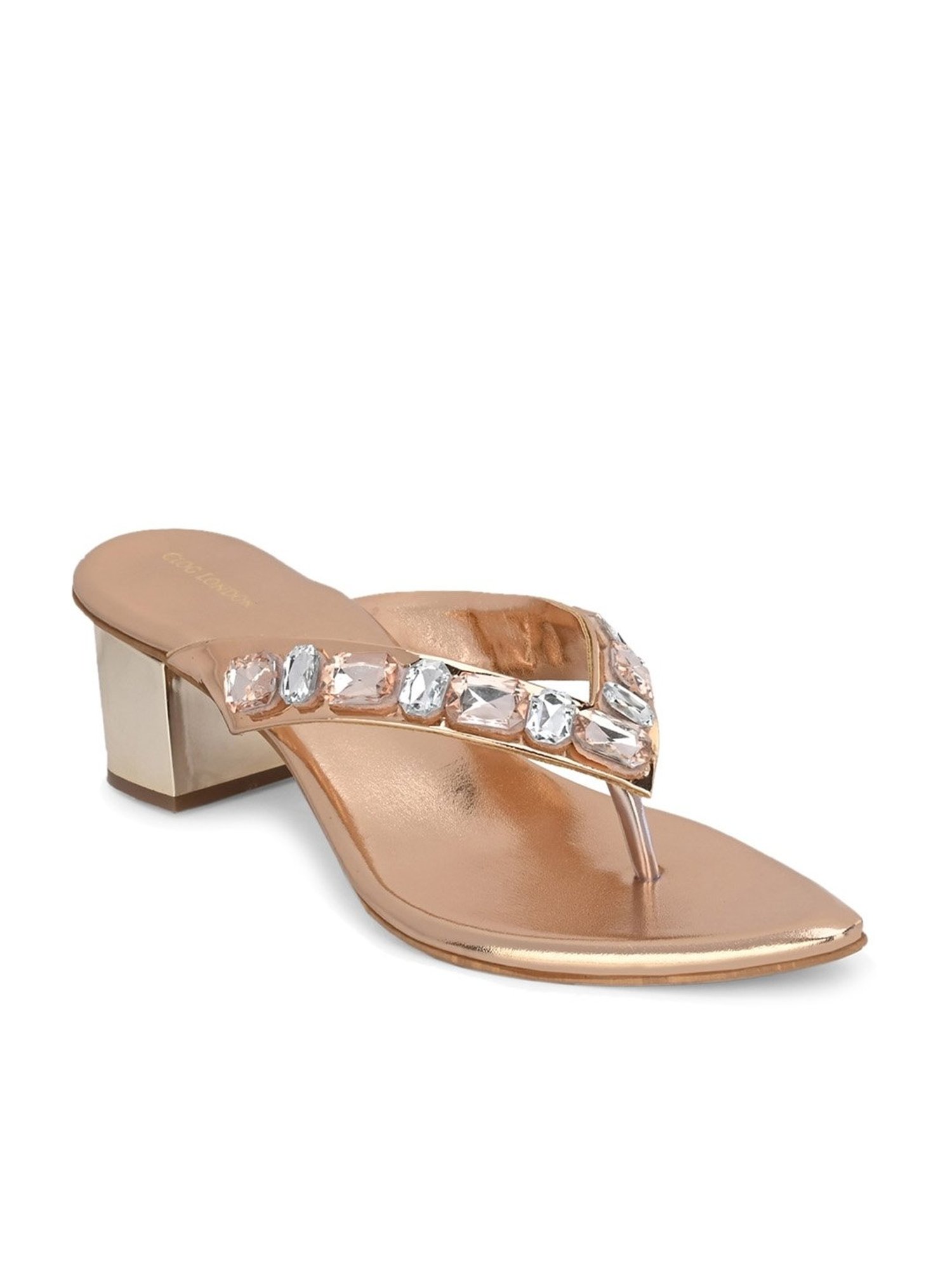 Clog London Women's Copper Thong Sandals