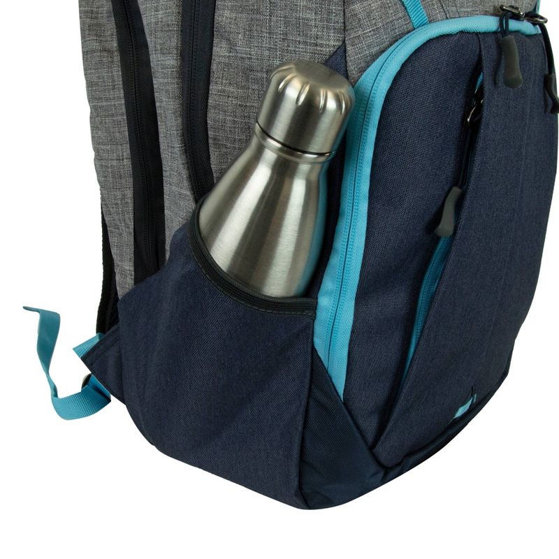 Bondka Sport 19" Blaze 2.0 Backpack - Mint/Heather Gray/Heather Blue