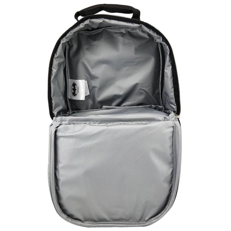 Batman Dual Compartment Lunch Bag - Black