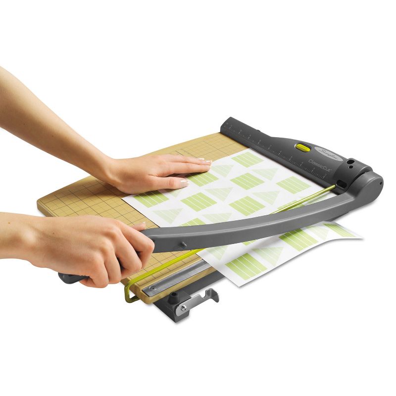 Swingline ClassicCut 15-Sheet Laser Trimmer Metal/Wood Composite Base 12 x 15 9715