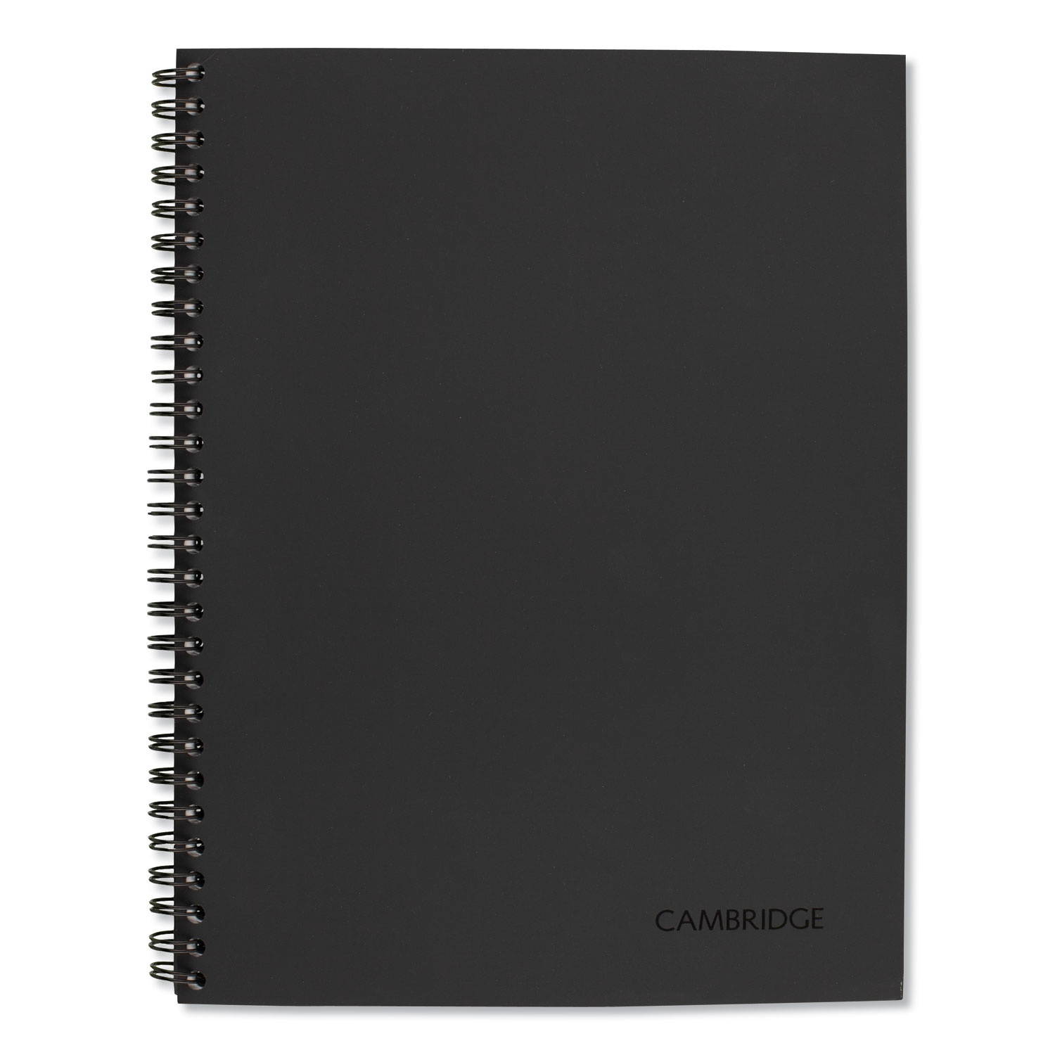 Action Planner Side Bound Business Notebook 7 1/2 x 9 1/2 Black 80 Sheets