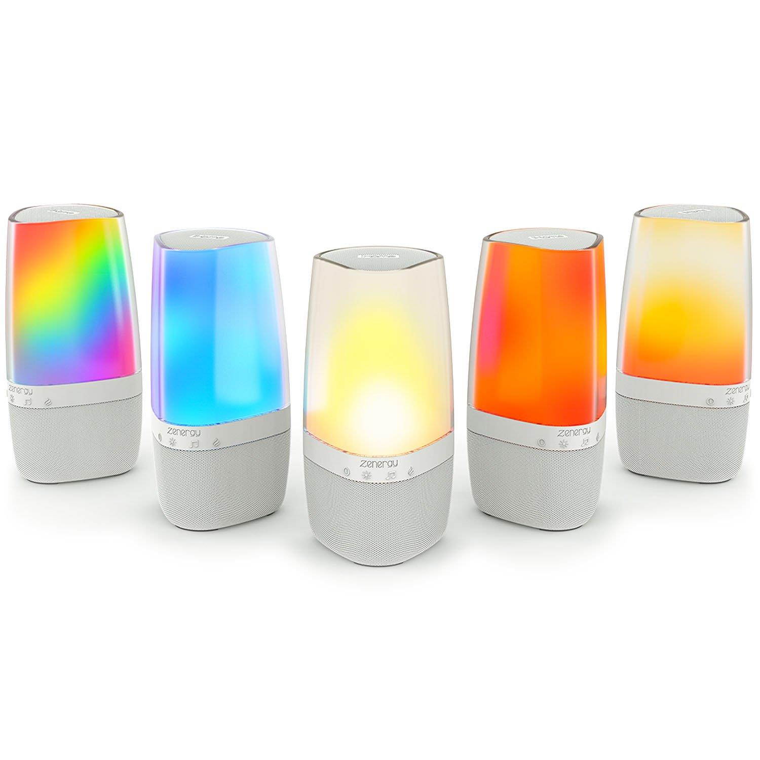 iHome Zenergy Aromatherapy Bluetooth Speaker Sound Machine Open Your Senses, Light Therapy, Sound Therapy, Color Changing, Relax to Zen Therapy Soothing Sounds & Aromatherapy Oils Sleep Easy!