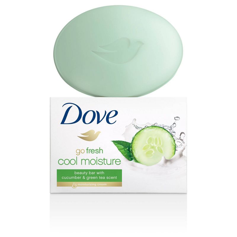 Dove Cool Moisture Beauty Bar Soap Cucumber & Green Tea - 2pk - 3.75oz each