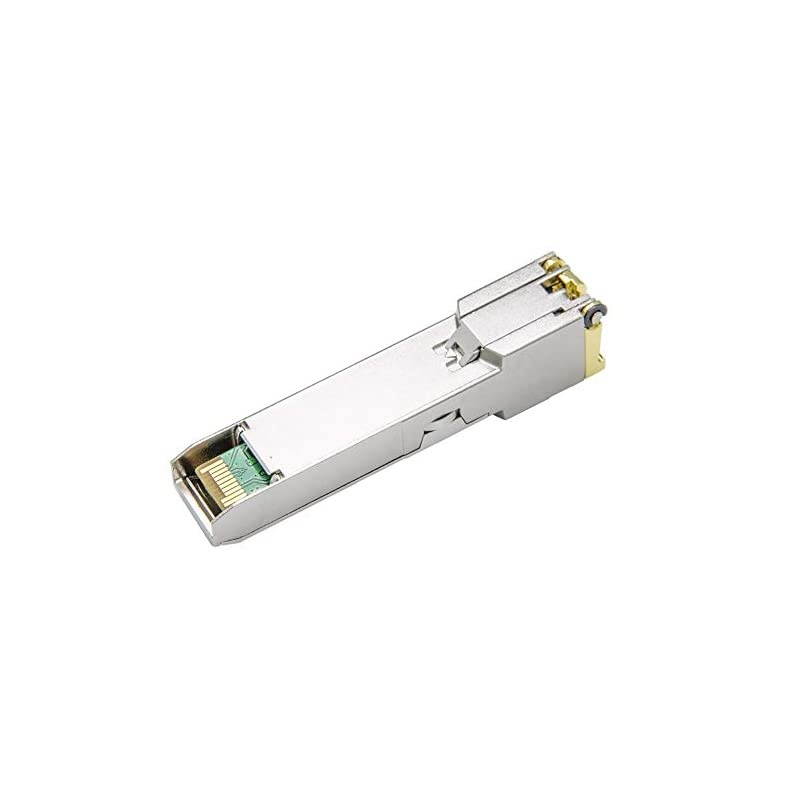 Gigabit SFP Copper 101001000BASET RJ45 Module 125G Transceiver for Ubiquiti UFRJ451G and Other Open Switches CAT5e Cable up to 100m