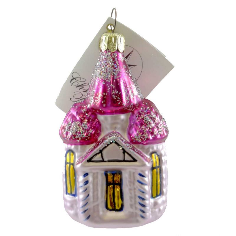 Christopher Radko Chapel Charm Ornament Religious Church  -  Tree Ornaments