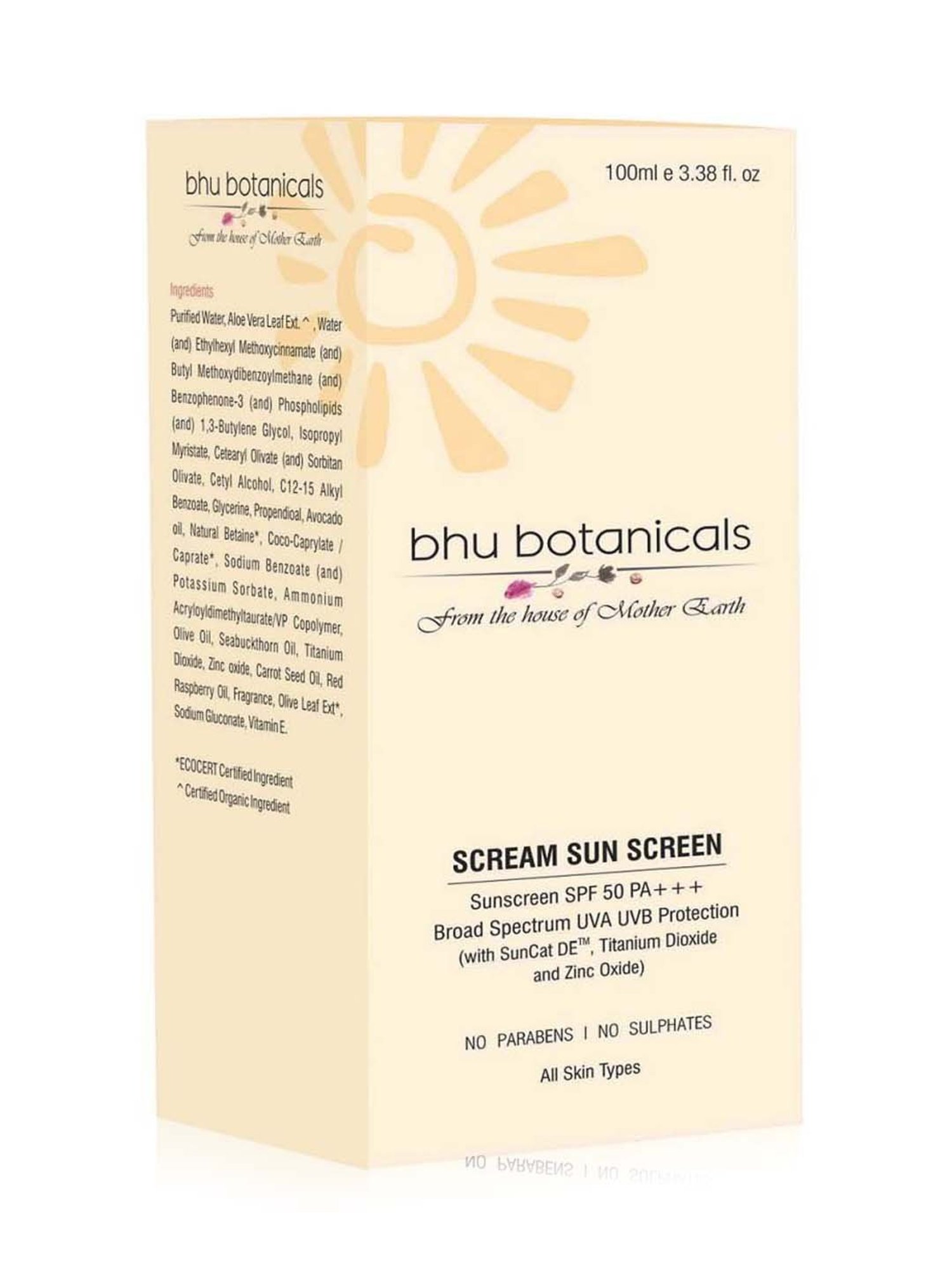 bhu botanicals Sunscreen Lotion - 100 ml