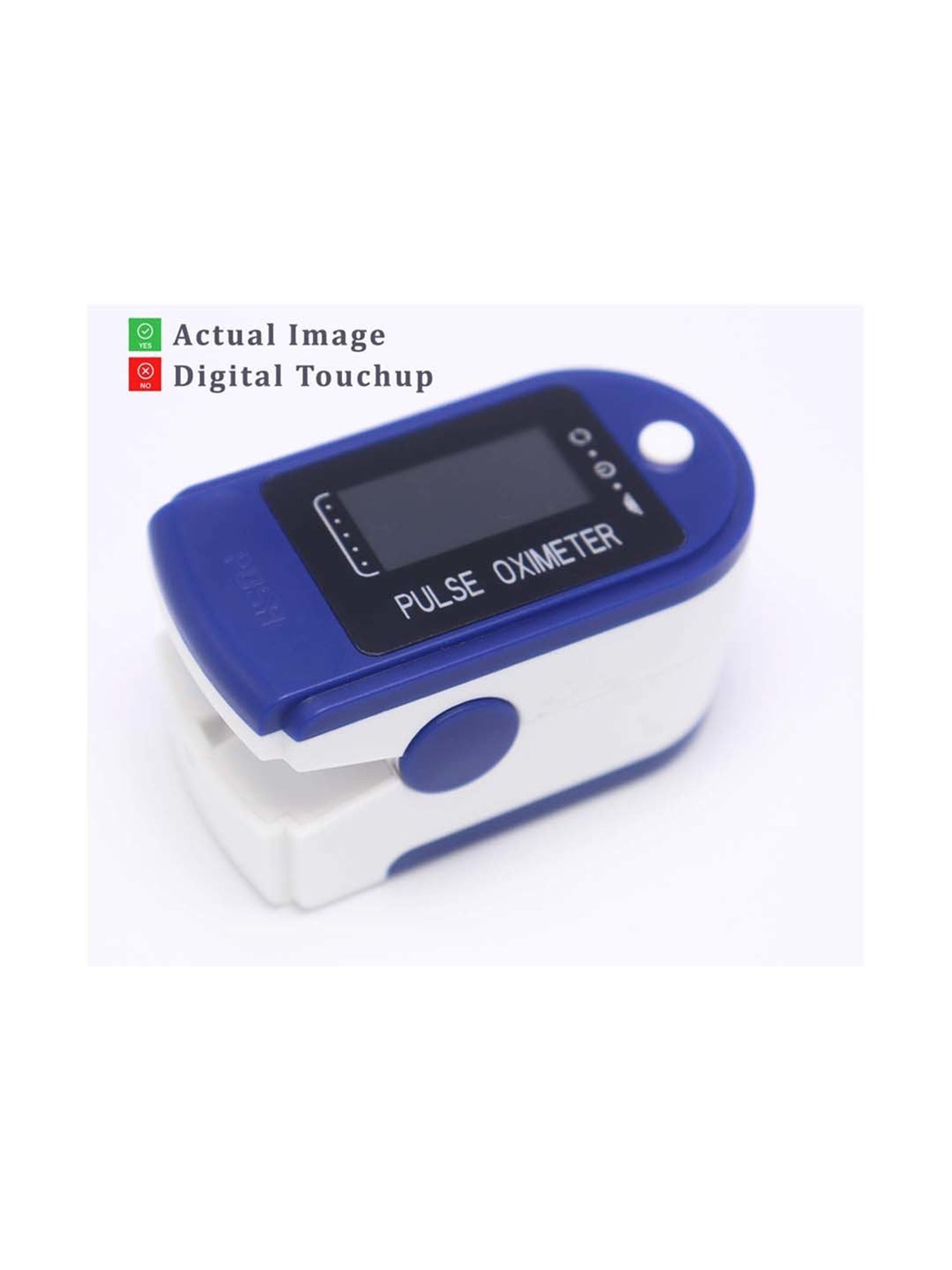 MCP Fingertip OLED Type Pulse Oximeter (Blue)