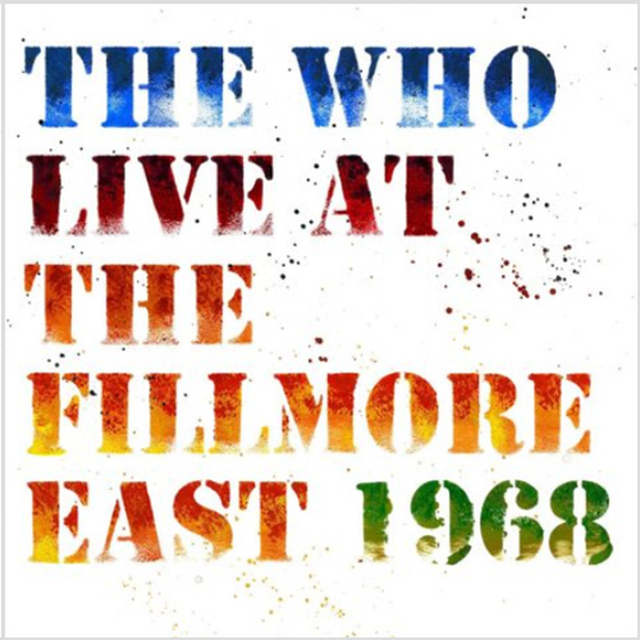The Who Live at The Fillmore East 1968 3LP (Vinyl)
