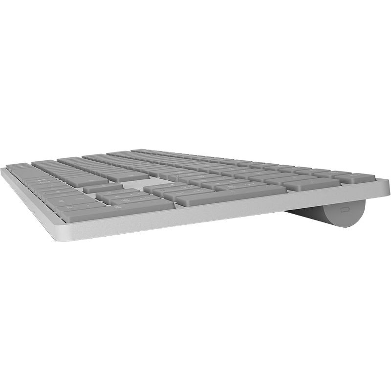 Microsoft Surface Keyboard Gray - Wireless - Bluetooth - Compatible w/ Smartphone - QWERTY Key layout - Sleek & simple design