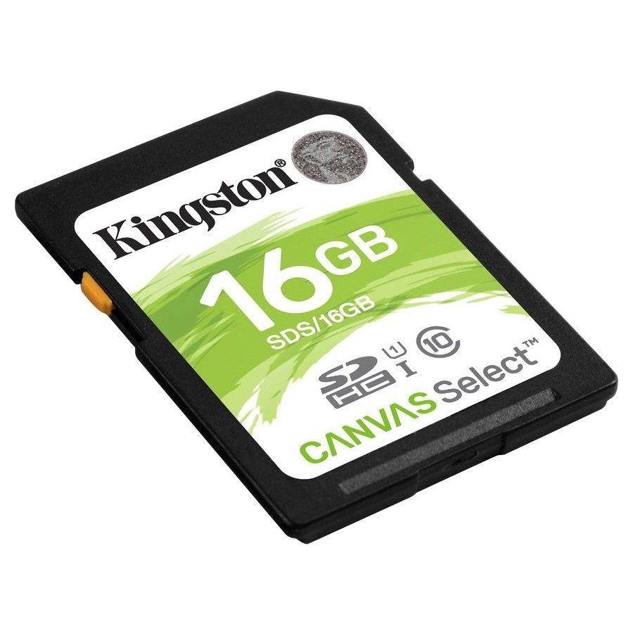 KINGSTON 32GB 32G SDHC Canvas Select Class 10 UHS-I U1 80MB/s SDS SD Flash Memory card