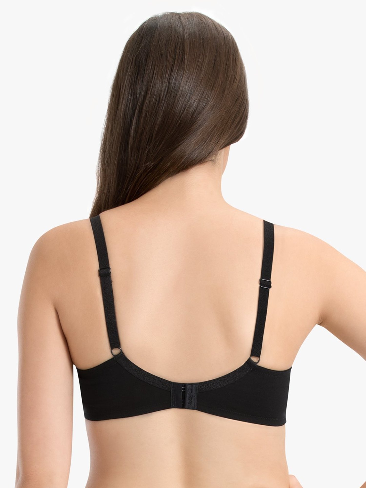 Every De by Amante Black Non Padded Non Wired Full Coverage Bra